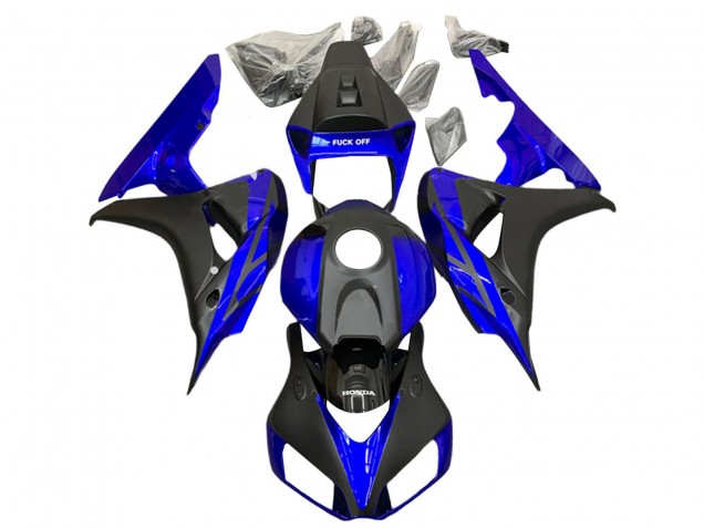 2006-2007 Blue Matte Black Honda CBR1000RR Motorcycle Fairings