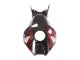 2006-2007 Glossy Black Red Flame Honda CBR1000RR Motorcycle Fairing