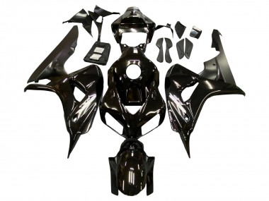 2006-2007 Glossy Black Matte Back Honda CBR1000RR Motorcycle Fairings