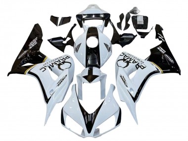 2006-2007 White Glossy Black Pramac Honda CBR1000RR Motorcycle Fairings