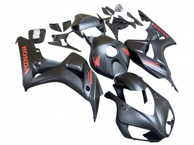 2006-2007 Matte Black Red Decals Honda CBR1000RR Motorcycle Fairings
