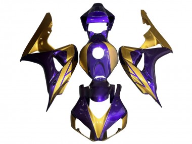 2006-2007 Gold Purple Honda CBR1000RR Motorcycle Fairings
