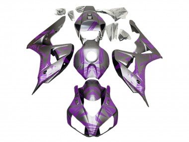 2006-2007 Silver Light Purple Honda CBR1000RR Motorcycle Fairings