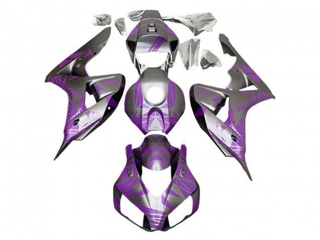2006-2007 Silver Light Purple Honda CBR1000RR Motorcycle Fairings