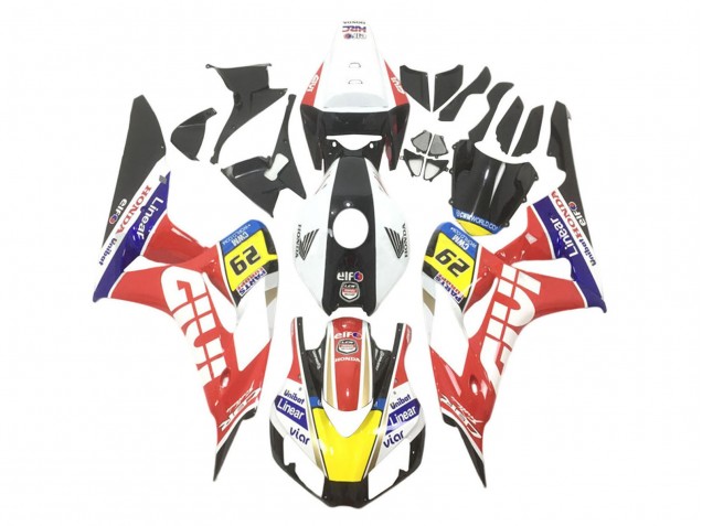 2006-2007 White Red Yellow Blue Black Givi Elf UniBat 29 Honda CBR1000RR Motorcycle Fairings