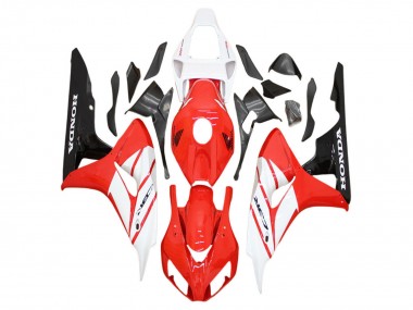2006-2007 White Red Glossy Black Honda CBR1000RR Motorcycle Fairing