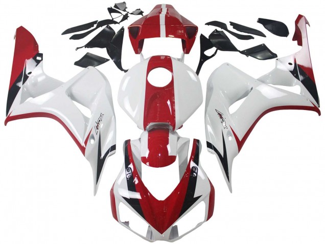 2006-2007 White Red Glossy Black Honda CBR1000RR Motorcycle Fairing Kits