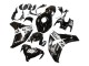 2008-2011 Glossy Black White Repsol 93 Honda CBR1000RR Motorcycle Fairings