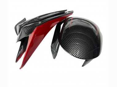 2008-2011 Black Carbon Fiber Red Honda CBR1000RR Motorcycle Fairings