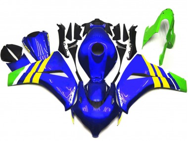 2008-2011 Blue Yellow White Green Honda CBR1000RR Motorcycle Fairings