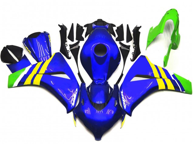 2008-2011 Blue Yellow White Green Honda CBR1000RR Motorcycle Fairings