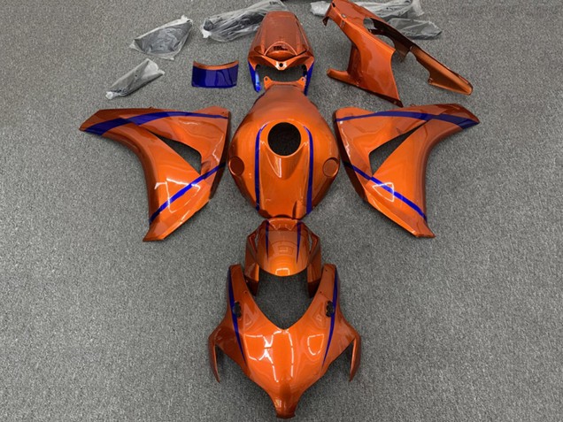 2008-2011 Orange Blue Stripe Honda CBR1000RR Motorcycle Fairings
