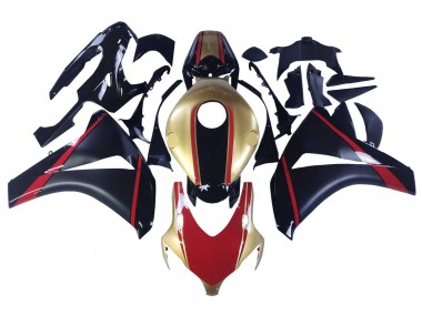 2008-2011 Gold Red Glossy Black Honda CBR1000RR Motorcycle Fairings