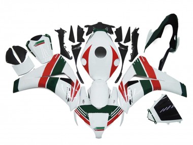 2008-2011 White Red Dark Green Honda CBR1000RR Motorcycle Fairings