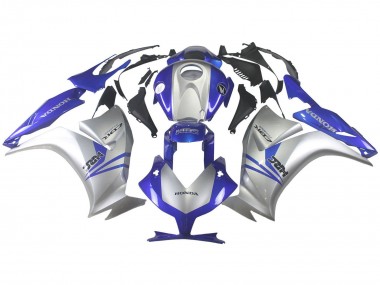 2012-2016 Silver Blue HRC Honda CBR1000RR Motorcycle Fairings