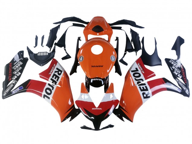 2012-2016 Orange White Red Repsol Honda CBR1000RR Motorcycle Fairings