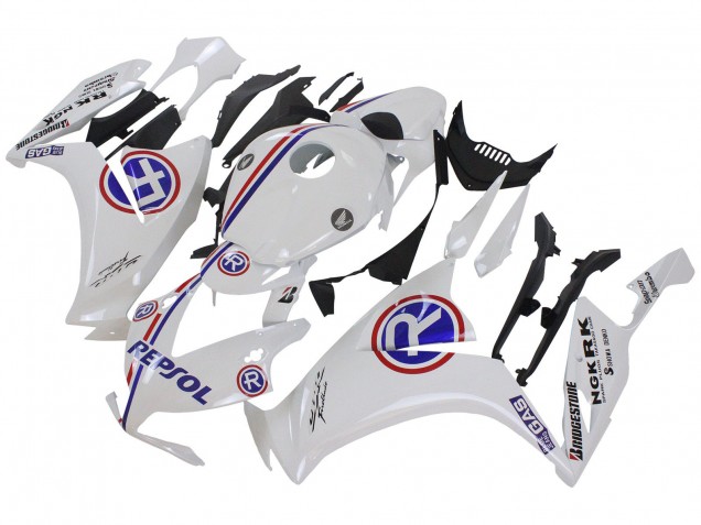 2012-2016 White Blue Red Repsol Honda CBR1000RR Motorcycle Fairings