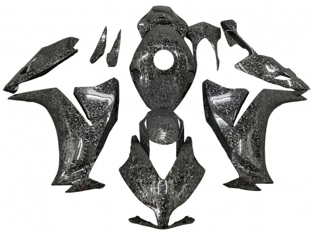 2012-2016 Black Forged Carbon Fiber Honda CBR1000RR Motorcycle Fairings