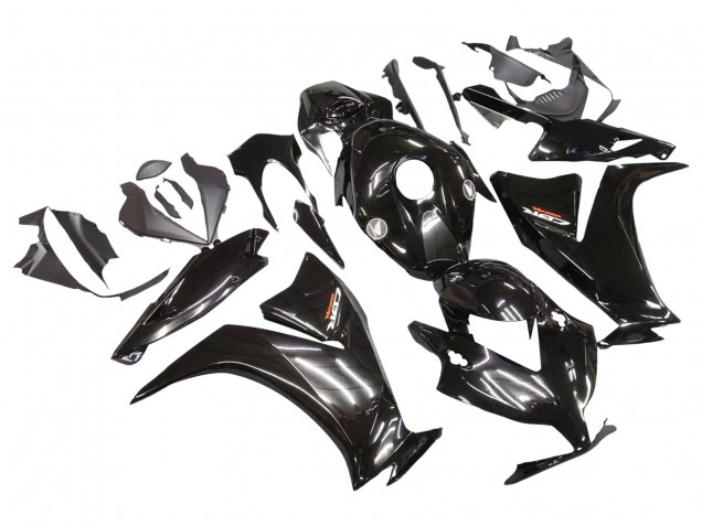2012-2016 Glossy Black Honda CBR1000RR Motorcycle Fairings