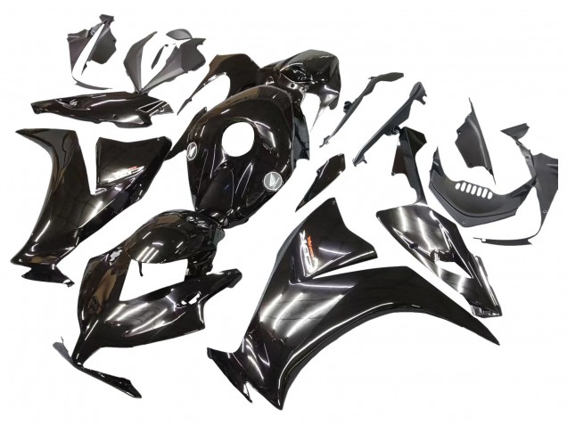 2012-2016 Glossy Black Honda CBR1000RR Motorcycle Fairings