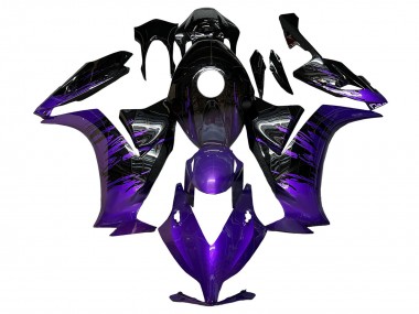 2012-2016 Purple Glossy Black Honda CBR1000RR Motorcycle Fairings