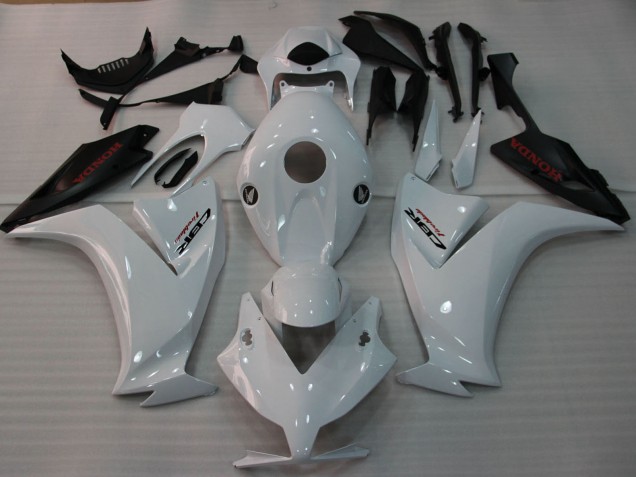 2012-2016 White Matte Black Honda CBR1000RR Motorcycle Fairings