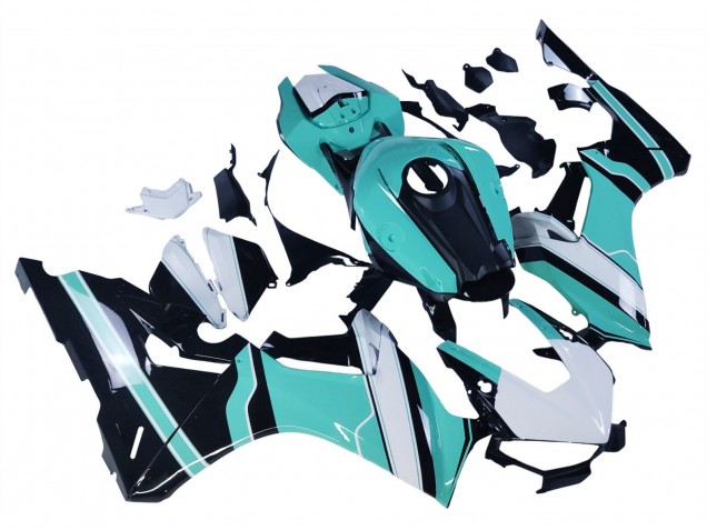 2017-2023 White Light Blue Glossy Black Honda CBR1000RR Motorcycle Fairings