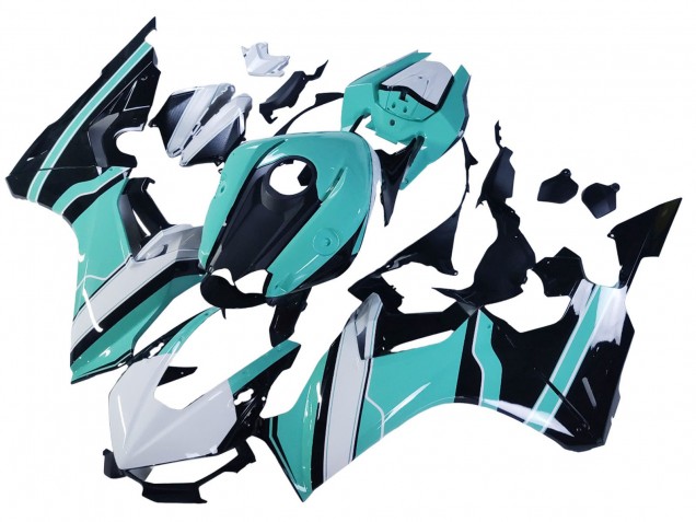 2017-2023 White Light Blue Glossy Black Honda CBR1000RR Motorcycle Fairings