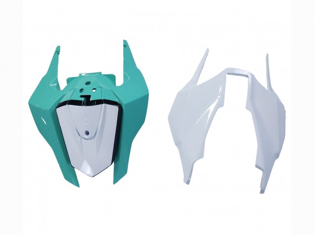 2017-2023 White Light Blue Glossy Black Honda CBR1000RR Motorcycle Fairings