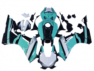 2017-2023 White Light Blue Glossy Black Honda CBR1000RR Motorcycle Fairings