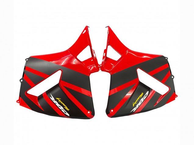 2003-2004 Red Matte Black Racing Honda CBR600RR Motorcycle Fairings