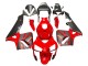 2003-2004 Red Matte Black Racing Honda CBR600RR Motorcycle Fairings