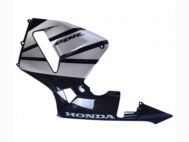 2003-2004 Silver Glossy Black Honda CBR600RR Motorcycle Fairings