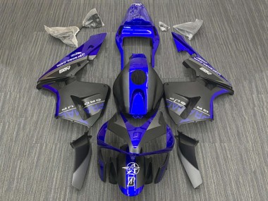 2003-2004 Blue Matte Black Honda CBR600RR Motorcycle Fairings