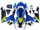 2003-2004 Blue Neon Yellow Glossy Black Shark Honda CBR600RR Motorcycle Fairings