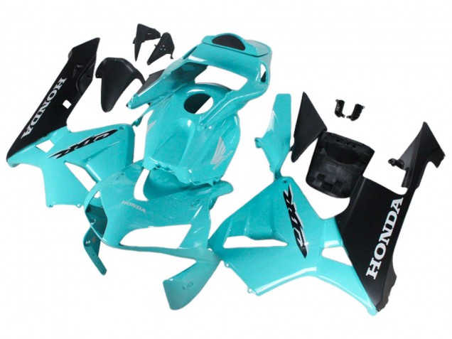 2003-2004 Light Blue Black Honda CBR600RR Motorcycle Fairings