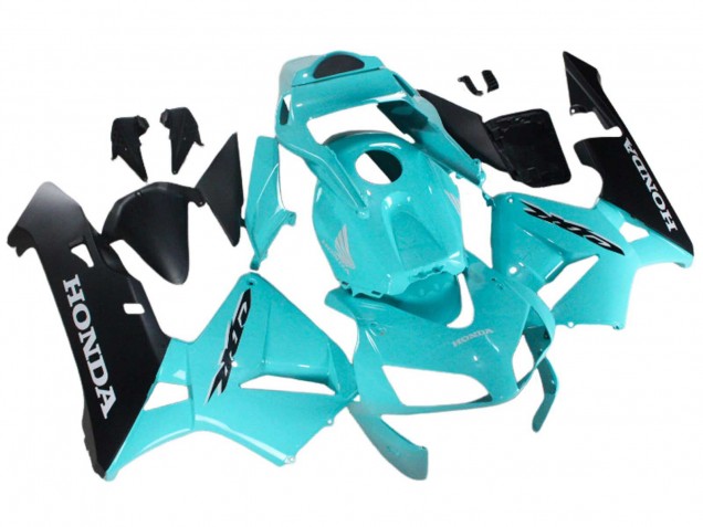 2003-2004 Light Blue Black Honda CBR600RR Motorcycle Fairings