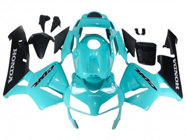 2003-2004 Light Blue Black Honda CBR600RR Motorcycle Fairings