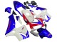 2003-2004 White Blue Red HRC Honda CBR600RR Motorcycle Fairings