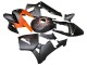 2003-2004 Matte Black Orange Honda CBR600RR Motorcycle Fairings