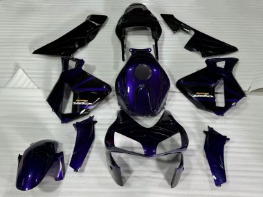 2003-2004 Dark Blue Glossy Black Honda CBR600RR Motorcycle Fairings