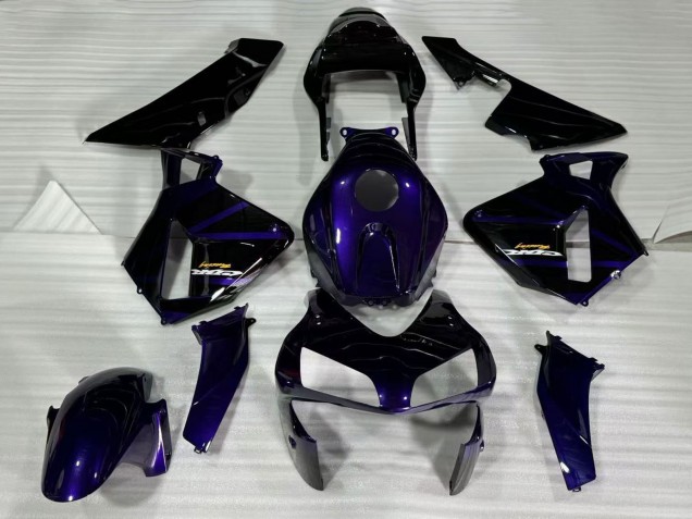 2003-2004 Dark Blue Glossy Black Honda CBR600RR Motorcycle Fairings