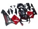 2003-2004 Red Glossy Black Matte Black Honda CBR600RR Motorcycle Fairings