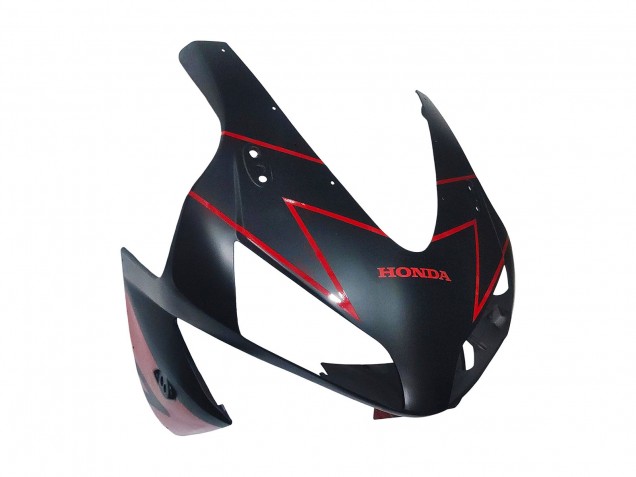 2003-2004 Red Glossy Black Matte Black Honda CBR600RR Motorcycle Fairings