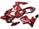 2003-2004 Black Red Grey Camouflage Honda CBR600RR Motorcycle Fairings