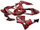 2003-2004 Black Red Grey Camouflage Honda CBR600RR Motorcycle Fairings
