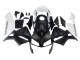 2003-2004 White Matte Black Honda CBR600RR Motorcycle Fairings