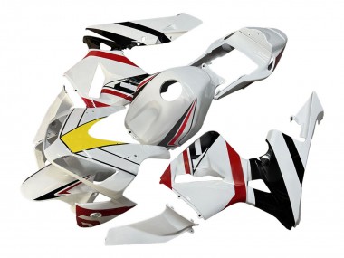 2003-2004 White Red Yellow Black Honda CBR600RR Motorcycle Fairings