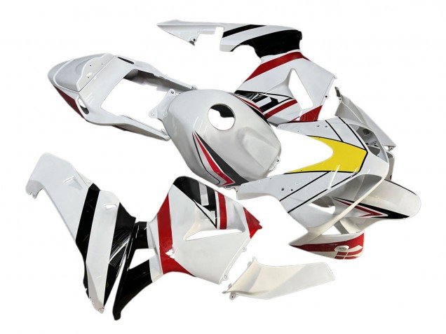 2003-2004 White Red Yellow Black Honda CBR600RR Motorcycle Fairings