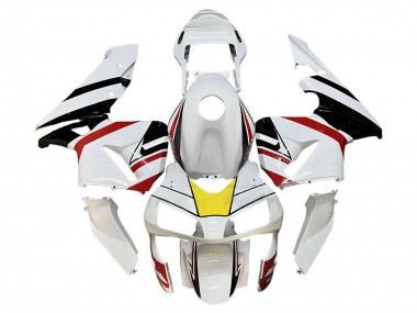 2003-2004 White Red Yellow Black Honda CBR600RR Motorcycle Fairings